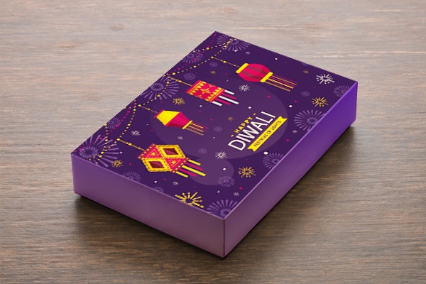 Printed gift box made by packaging material manufacturers and box manufacturers.