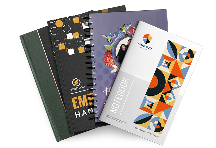 Custom notebook wrapper designed by packaging companies offering innovative packaging solutions.
