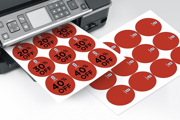 Custom stickers and labels from reliable packaging industry companies for secondary packaging applications.