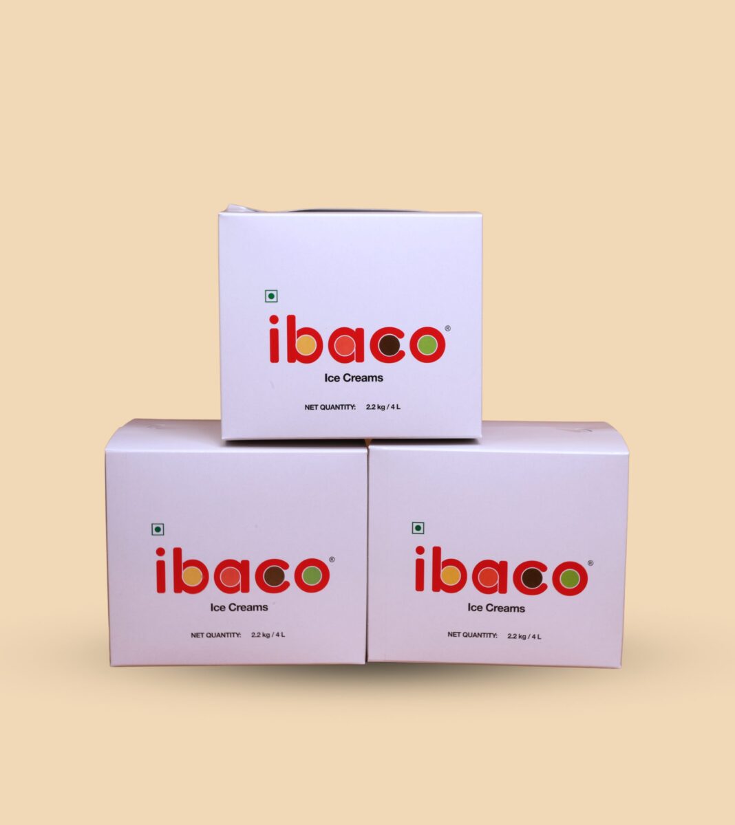 Ibaco ice cream packaging boxes by custom packaging manufacturers.