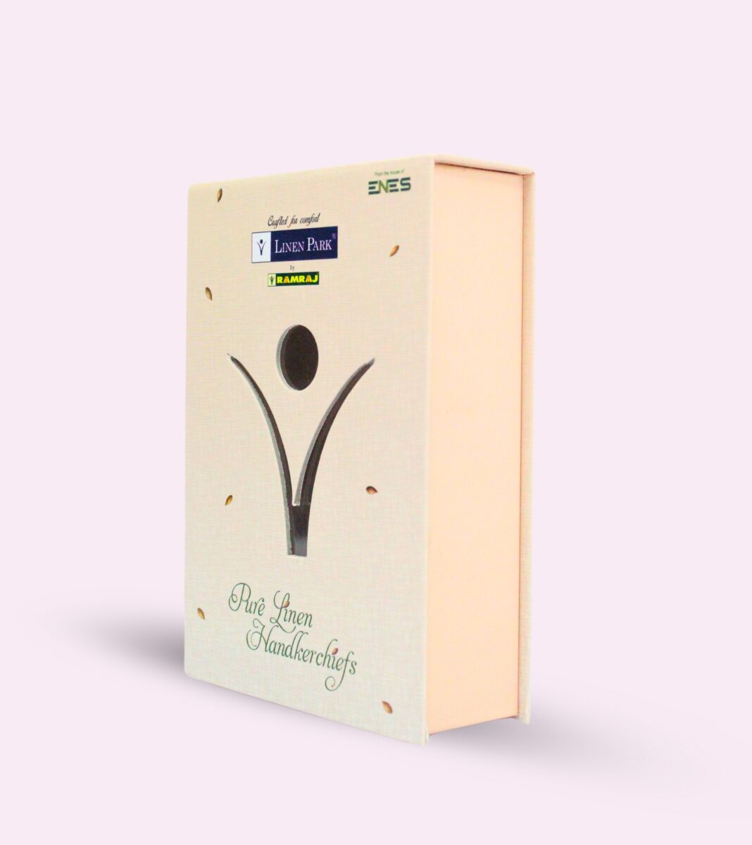 Premium linen handkerchief packaging box by packaging manufacturers
