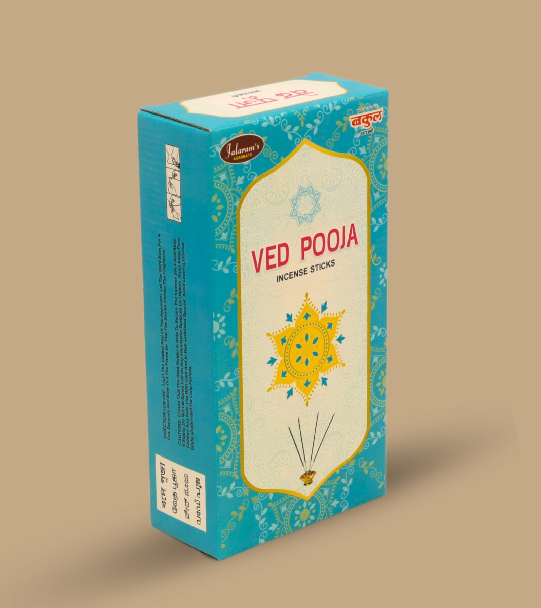 Elegant agarbatti packaging box designed by innovative packaging companies.