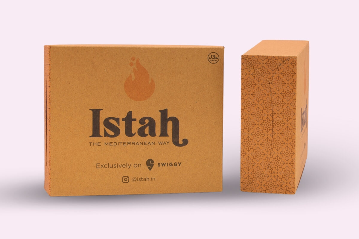 Branded food product box created by expert packaging manufacturing companies