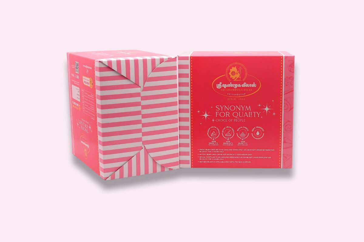Premium sweet box packaging manufactured by leading packaging manufacturers