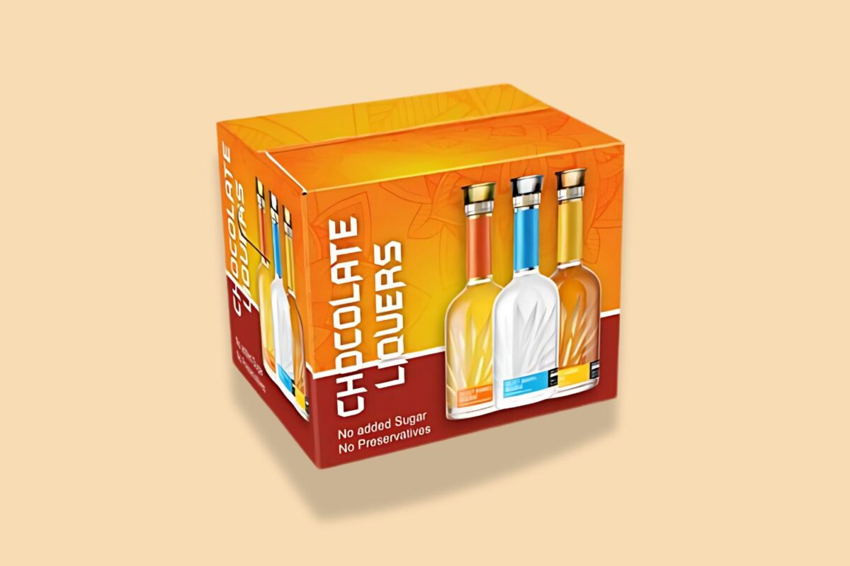 High-quality bottle box packaging produced by reliable box manufacturers