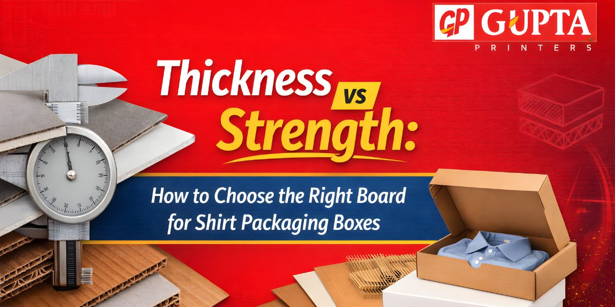 Thickness vs Strength: How to Choose the Right Board for Shirt Packaging Boxes